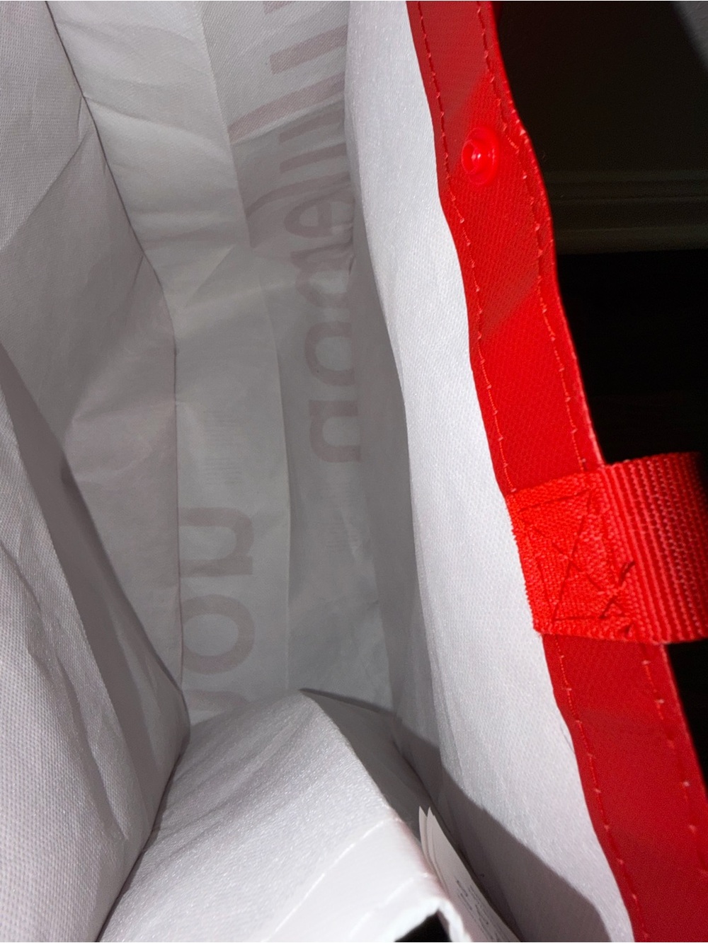 lululemon athletica Red Reusable Tote Bag - Picture 3 of 6